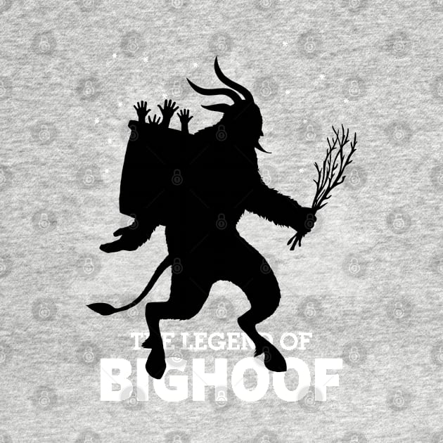 Bigfoof Funny Krampus Bigfoot Christmas Winter Sasquatch by BoggsNicolas